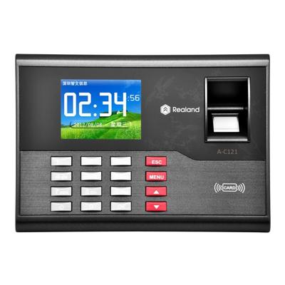 A-C121 2.8 inch Color TFT Screen Fingerprint & RFID Time Attendance USB Communication Office Time Attendance Clock