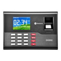 A-C121 2.8 inch Color TFT Screen Fingerprint & RFID Time Attendance USB Communication Office Time Attendance Clock