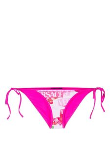 Versace bas de bikini Reversible Logo Orchid - Rose