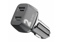 CELLULARLINE Car Charger Multipower 2 Pro 18W QC Zwart - thumbnail