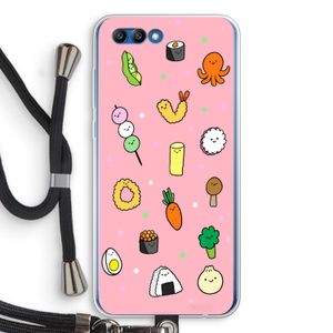 Happy bento friends: Honor 10 Transparant Hoesje met koord