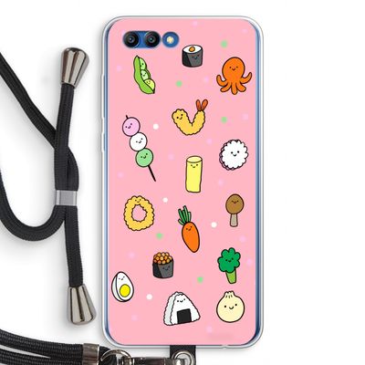 Happy bento friends: Honor 10 Transparant Hoesje met koord
