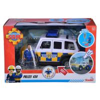 Simba Brandweerman sam politie auto 4x4 met figuur