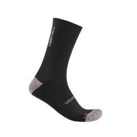 Castelli Venti soft merino sock zwart unisex L/XL