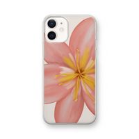 Pink Ellila Flower: iPhone 12 Transparant Hoesje