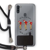 Jingle Ladies: Samsung Galaxy A11 Transparant Hoesje met koord