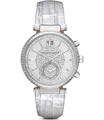 Horlogeband Michael Kors MK2443 Leder Staal 20mm