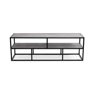 Tv-meubel 'Luuk' 150cm, kleur zwart / beton