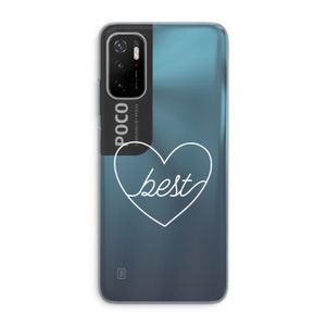 Best heart pastel: Xiaomi Poco M3 Pro 5G Transparant Hoesje