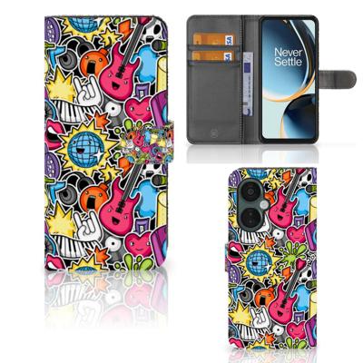 OnePlus Nord CE 3 Lite | Wallet Case | met Pasjes | Punk Rock