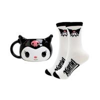 Sanrio 3D Mug & Socks Set Kuromi