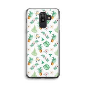 Ananas bladeren: Samsung Galaxy J8 (2018) Transparant Hoesje