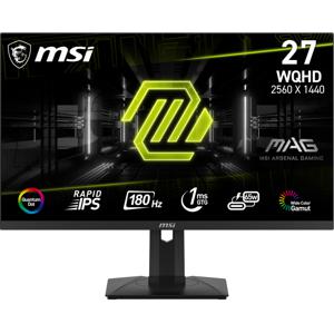 MSI MAG 274QRFDE QD E2 Gaming monitor Energielabel F (A - G) 68.6 cm (27 inch) 2560 x 1440 Pixel 16:9 1 ms HDMI, DisplayPort, Hoofdtelefoonaansluiting, USB-A,