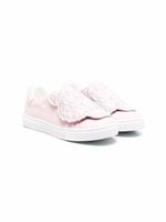 Kenzo Kids chaussures de skate à motif tête de tigre signature - Rose