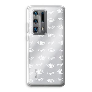 Eye pattern #3: Huawei P40 Pro Plus Transparant Hoesje