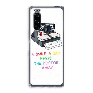 Smile: Sony Xperia 5 Transparant Hoesje