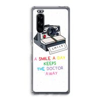 Smile: Sony Xperia 5 Transparant Hoesje