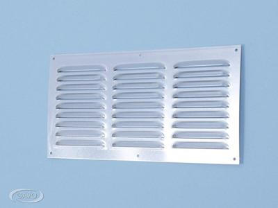 Schoepenrooster aluminium vlak mill-finish