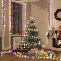 VidaXL Lichtslinger cluster met 3000 led&apos;s meerkleurig 23 m pvc