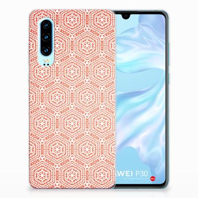 Huawei P30 | TPU bumper | Pattern Orange