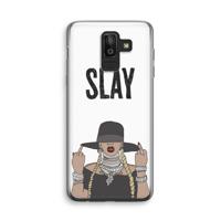 Slay All Day: Samsung Galaxy J8 (2018) Transparant Hoesje - thumbnail