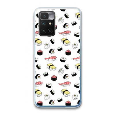 Sushi time: Xiaomi Redmi 10 Transparant Hoesje