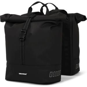 UrbanProof Urbanproof rolltop dubbele fietstas 38 liter zwart