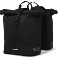 UrbanProof Urbanproof rolltop dubbele fietstas 38 liter zwart