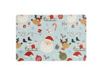 Placemat present 43.5x28.5 cm blauw Unique Living - Unique living