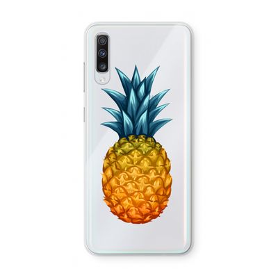 Grote ananas: Samsung Galaxy A70 Transparant Hoesje