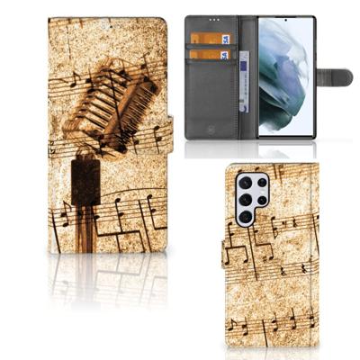 Samsung Galaxy S22 Ultra | Telefoonhoesje met foto | Bladmuziek