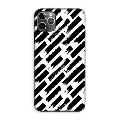 Zwarte vegen: iPhone 11 Pro Max Tough Case