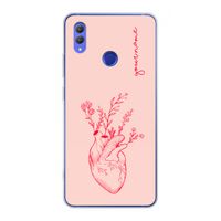 Blooming Heart: Honor Note 10 Transparant Hoesje