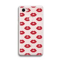 Lips: Google Pixel 3 Transparant Hoesje