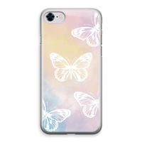 White butterfly: iPhone 8 Transparant Hoesje White butterfly: iPhone 8 Transparant Hoesje