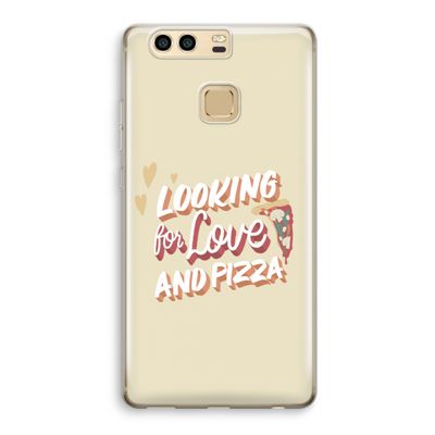 Pizza is the answer: Huawei P9 Transparant Hoesje