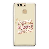 Pizza is the answer: Huawei P9 Transparant Hoesje