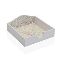 Servethouder Versa Serpentine Hout 18 x 7 x 18 cm