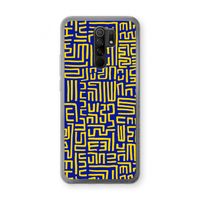 Majorelle Blue Print: Xiaomi Redmi 9 Transparant Hoesje