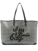 Anya Hindmarch sac cabas à motif géométrique - Gris