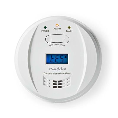 Nedis Koolmonoxidemelder | Met testknop | 85 dB | Wit | 1 stuks - DTCTCO40WT - DTCTCO40WT