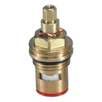 Riko keramische spindel 1/2" links sluitend rood Riko keramische spindel 1/2" links sluitend rood