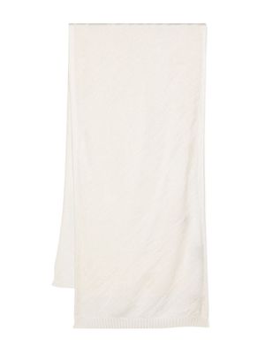 Missoni foulard à design rectangulaire - Blanc