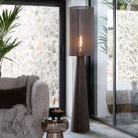 Light & Living Vloerlamp 'Micky' Linnenlook, 180cm, kleur Bruin