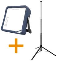 Scangrip werklampset vega lite 6000 lm + statief - 49.0536