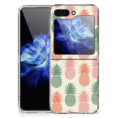 Samsung Galaxy Z Flip 5 | Siliconen Case | Ananas