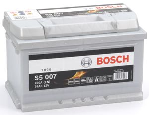 Bosch auto accu S5007 - 74Ah - 750A - voor voertuigen zonder start-stopsysteem S5007