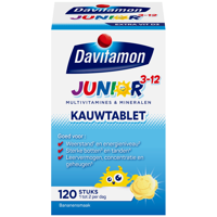 Davitamon Junior 3+ KauwVitamines Banaan 120st