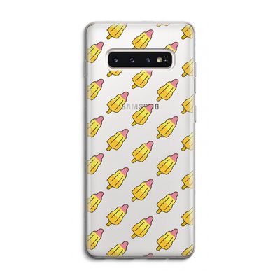 Waterijsjes: Samsung Galaxy S10 4G Transparant Hoesje