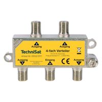 Technisat 4-weg Satellietsplitter Geel/Zilver